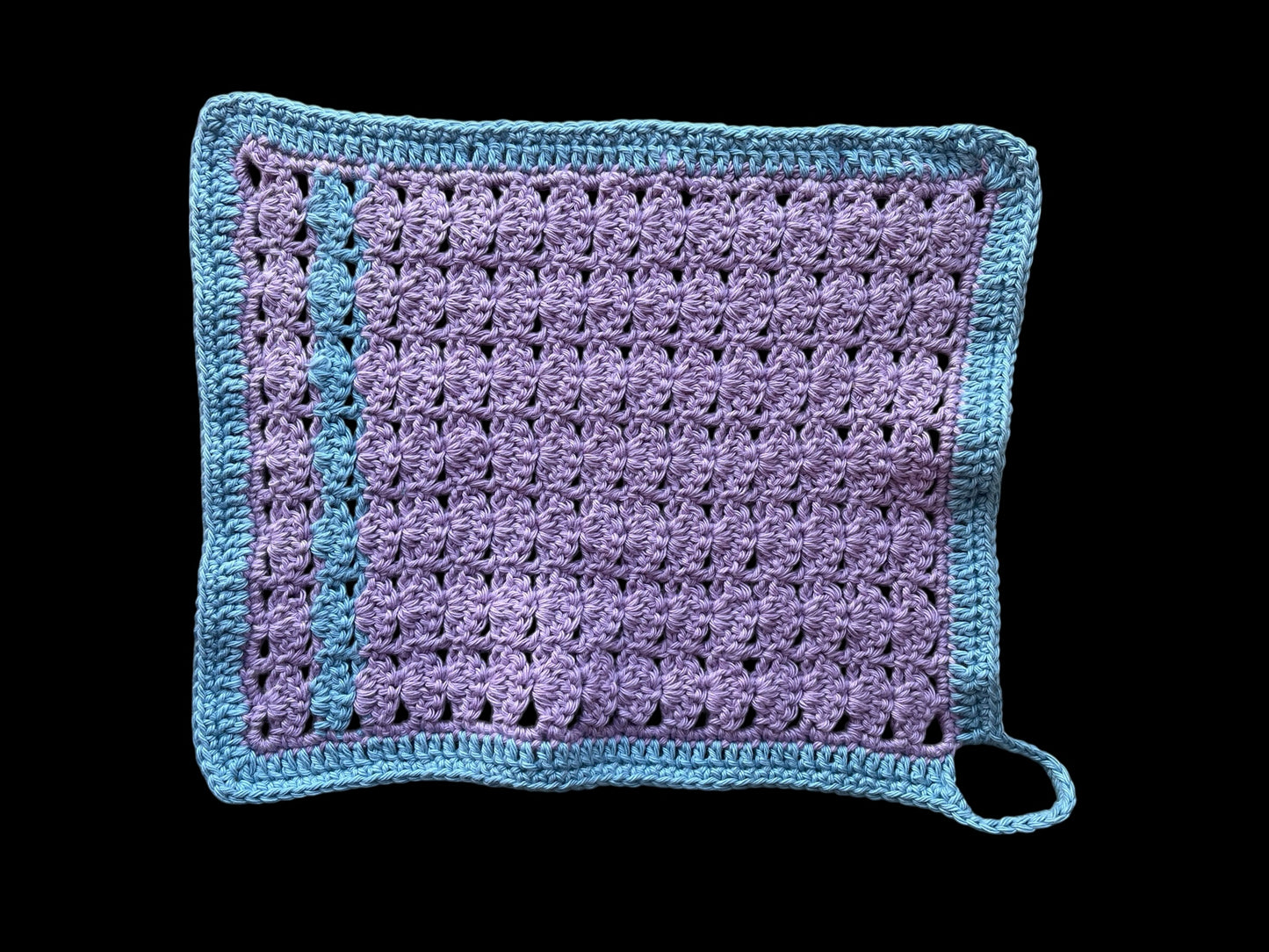 Tvättlapp lila/blå