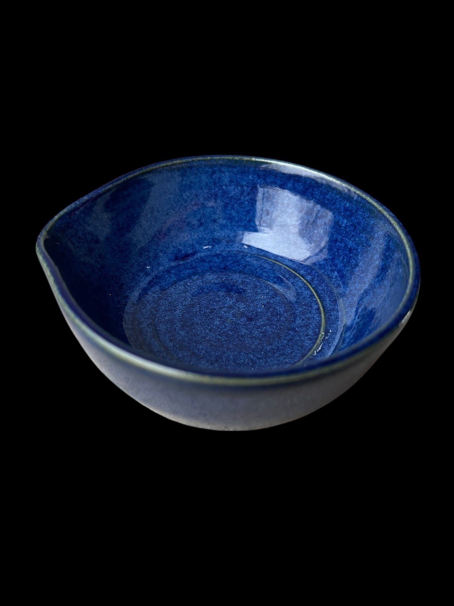 Disktvålsskål med pip blå