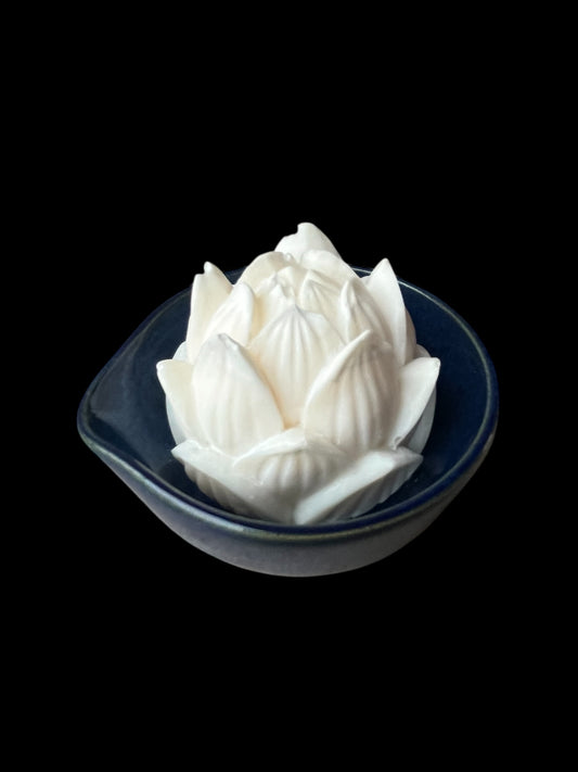 Disktvålsskål med pip blå