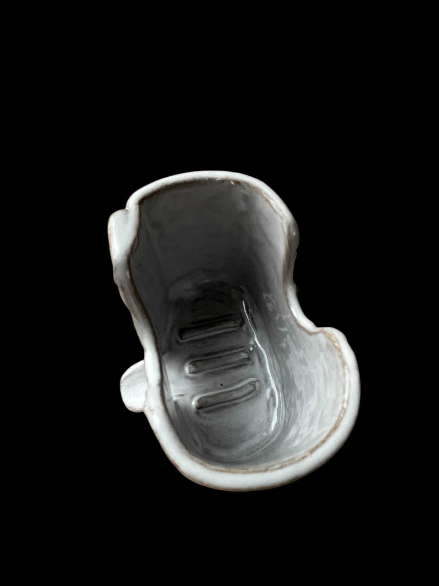 Tvålställ i keramik vit