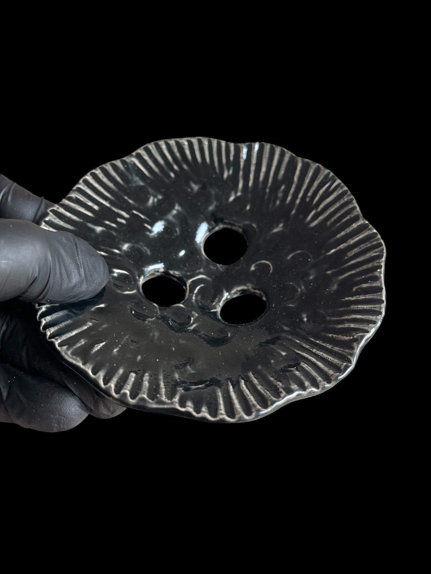 Tvålfat blank svart