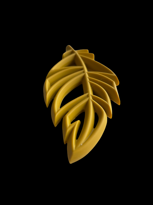 Silikonfjäder senapsgul - Järna Tvåleri