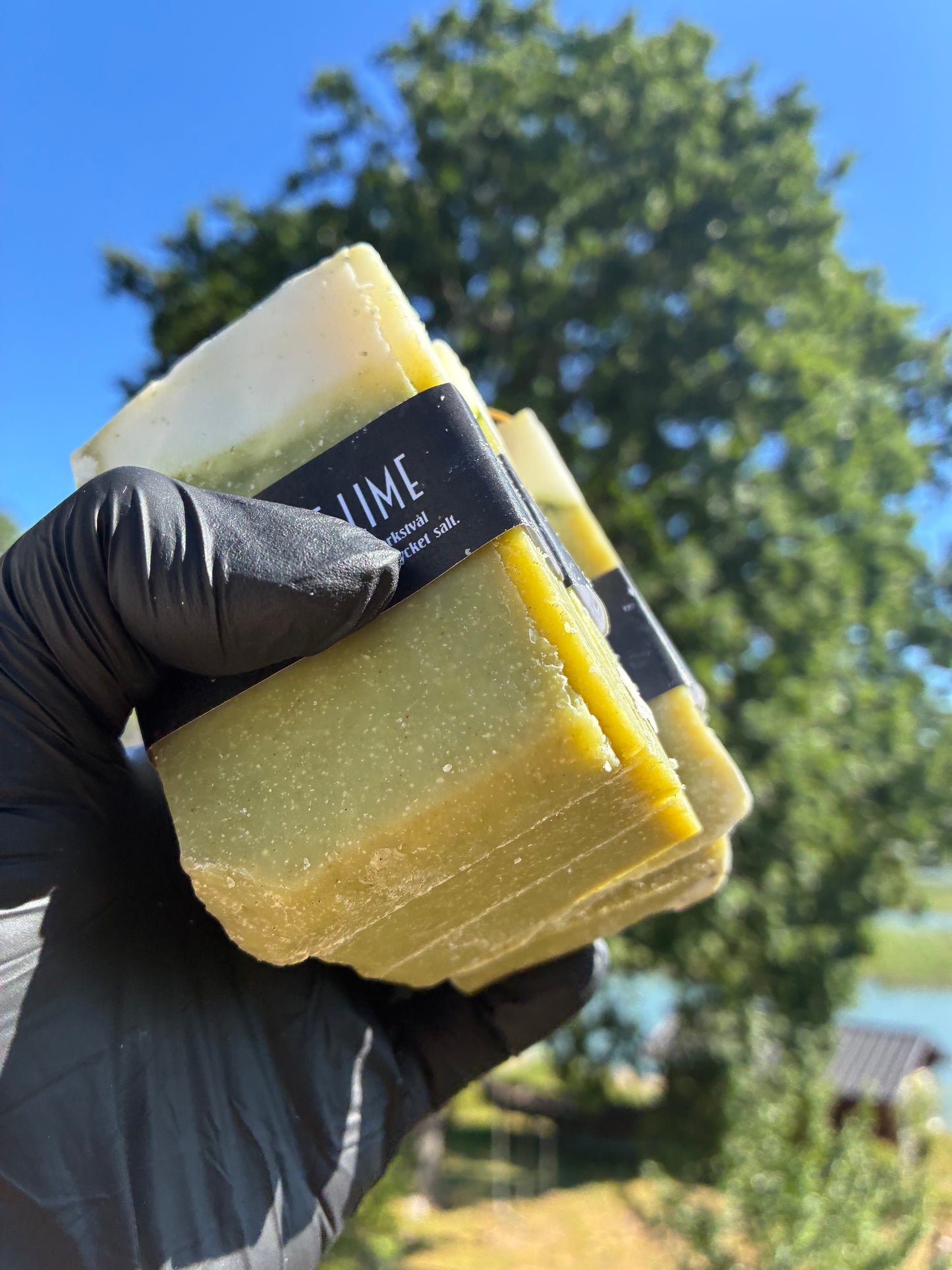Andrasortering Salt lime halva