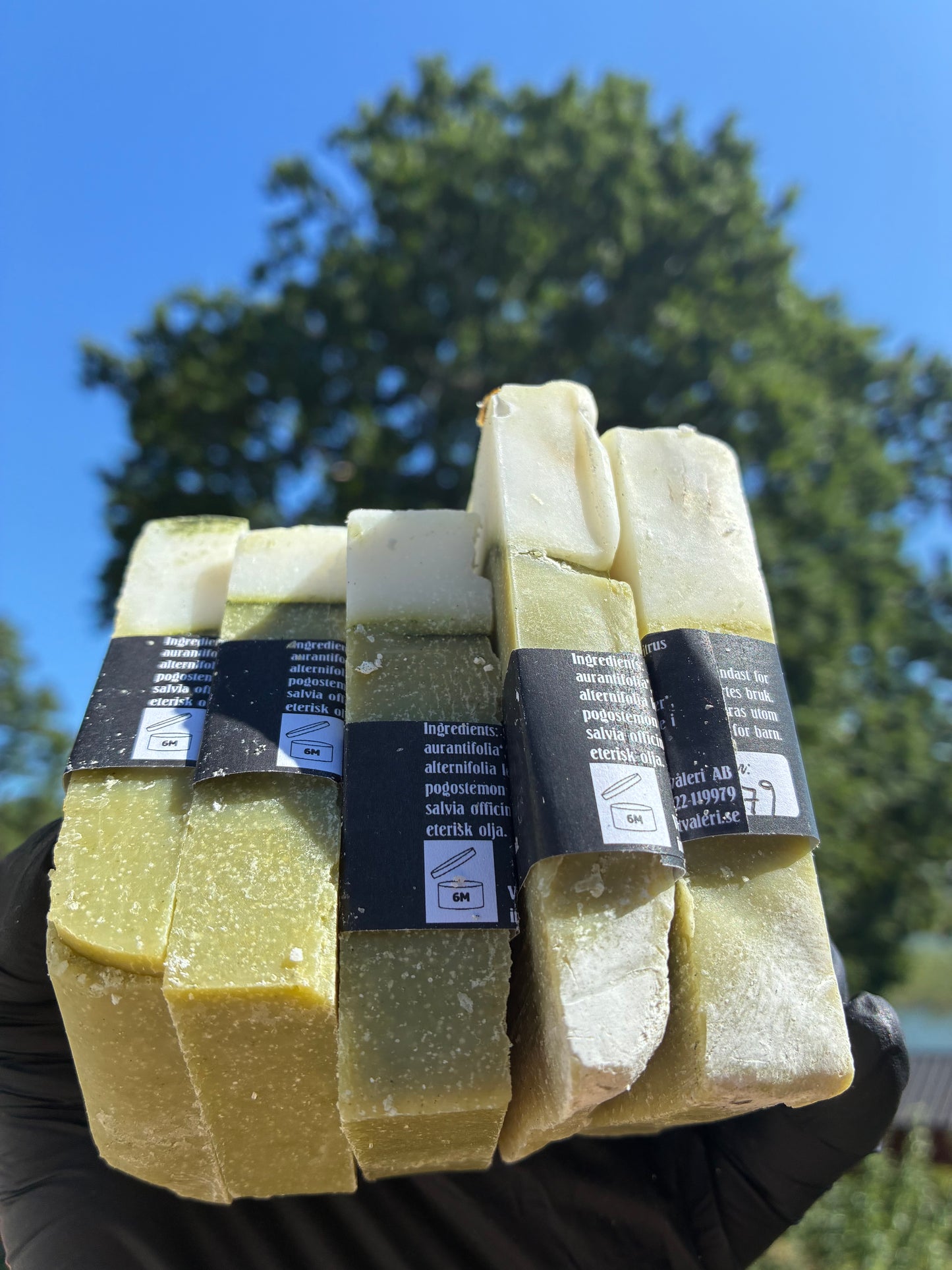 Andrasortering Salt lime halva