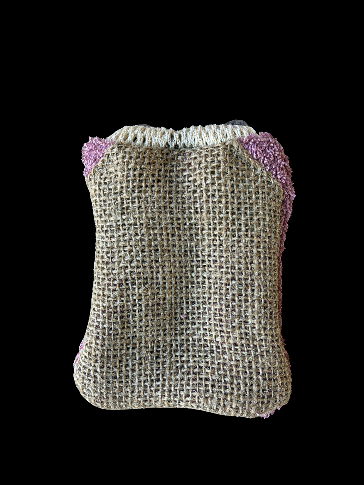 Exfoliating bag yellow