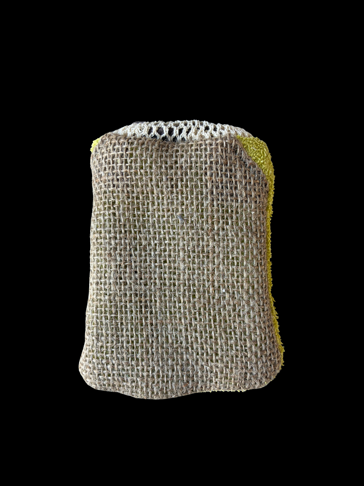 Exfolierande påse limegrön