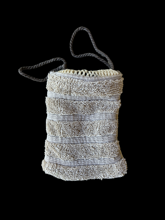 Exfolierande påse grå