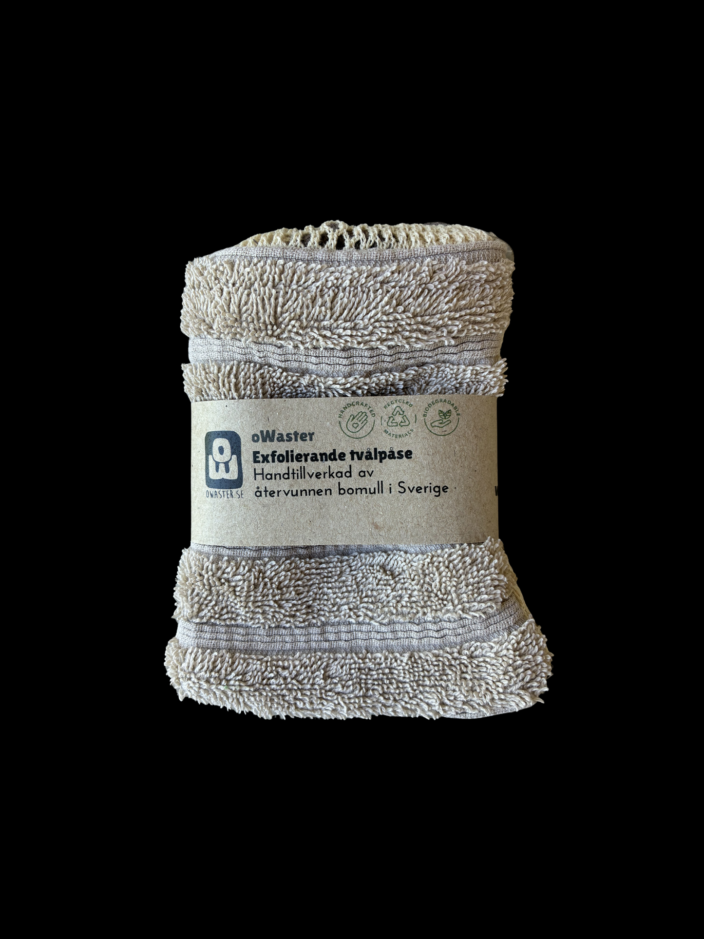 Exfolierande påse grå