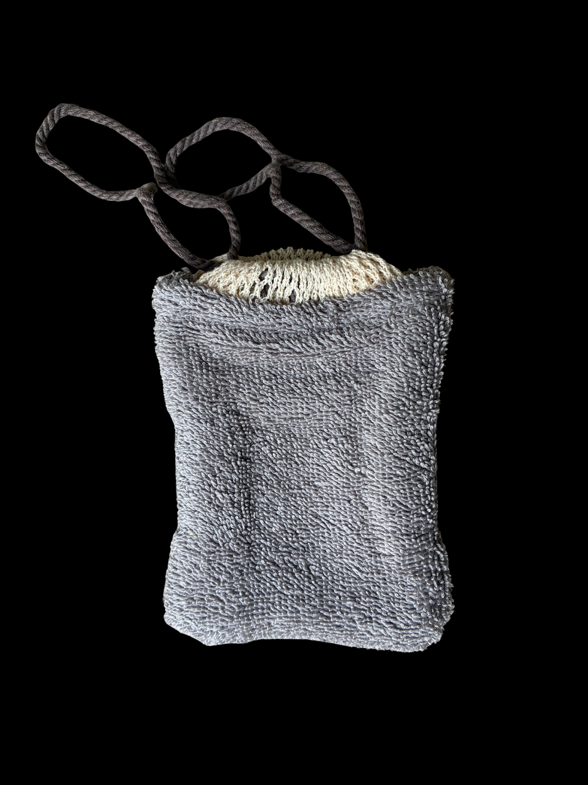Exfolierande påse grå