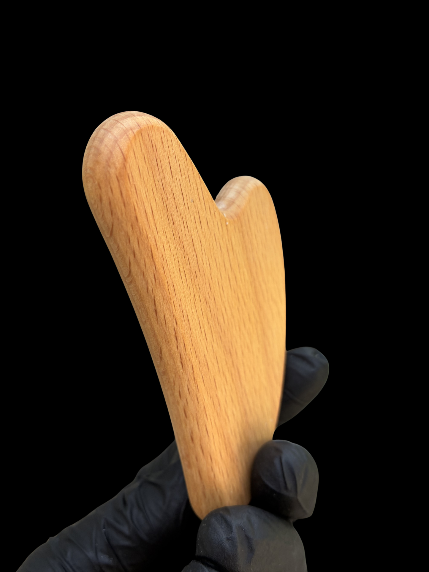 Gua Sha-massageverktyg i trä för ansiktet