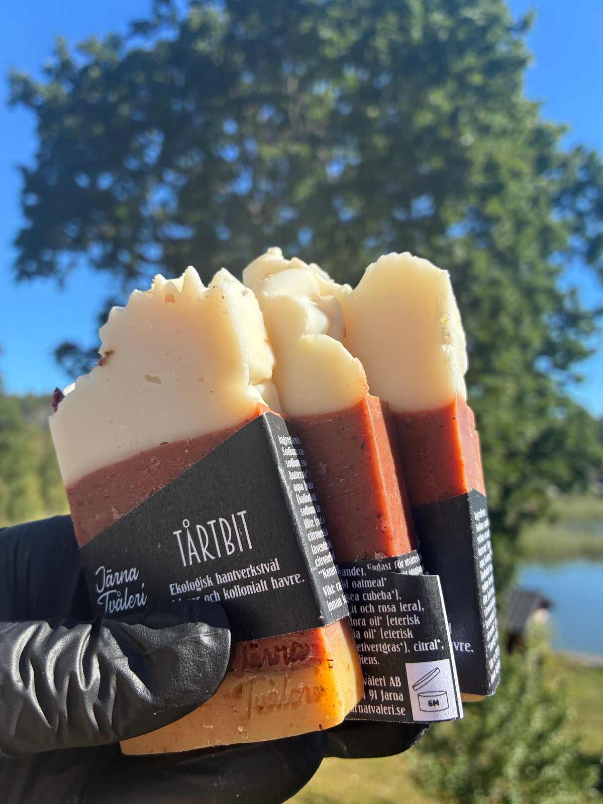 Zweite Sortierung Stück Kuchenhälfte