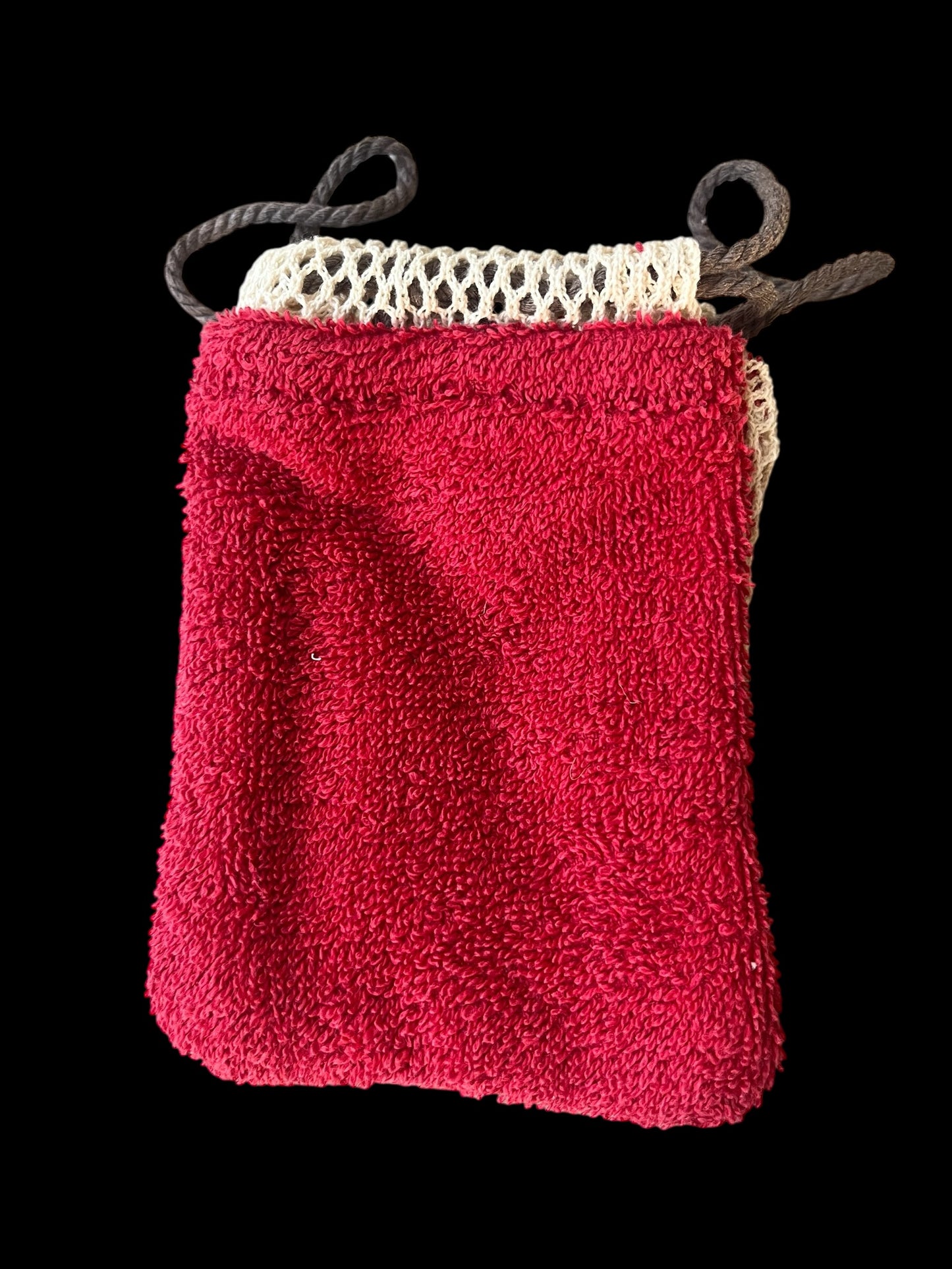 Exfolierande påse röd