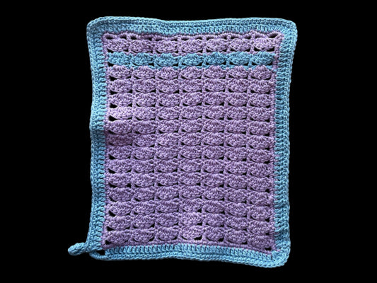 Tvättlapp lila/blå