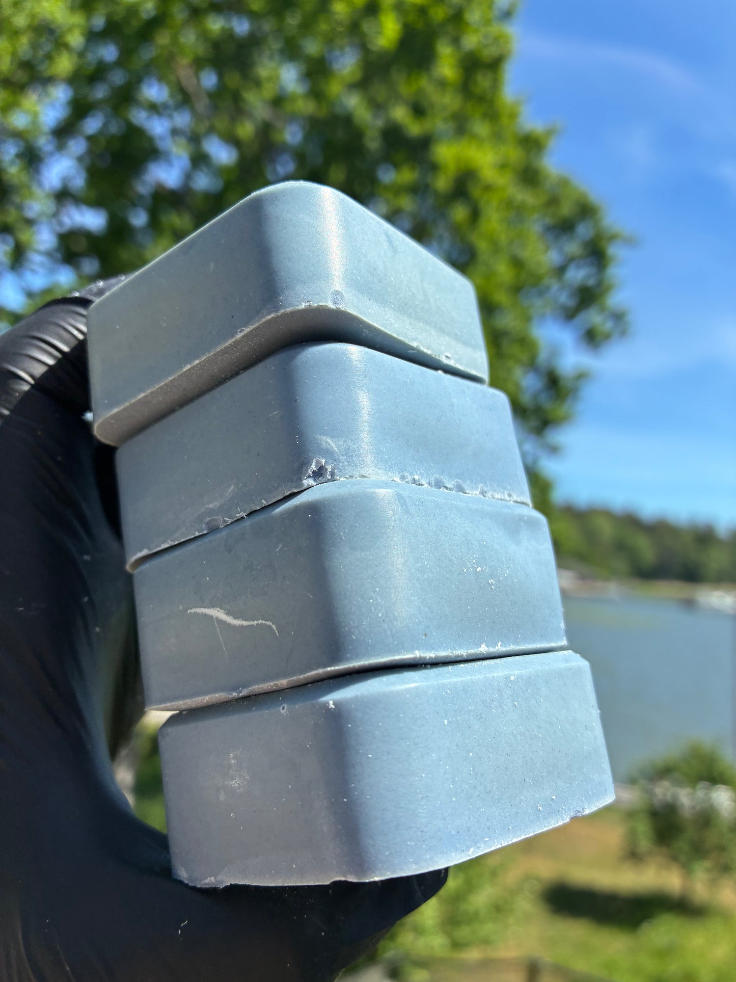 Andrasortering Blå lotus kvadrat