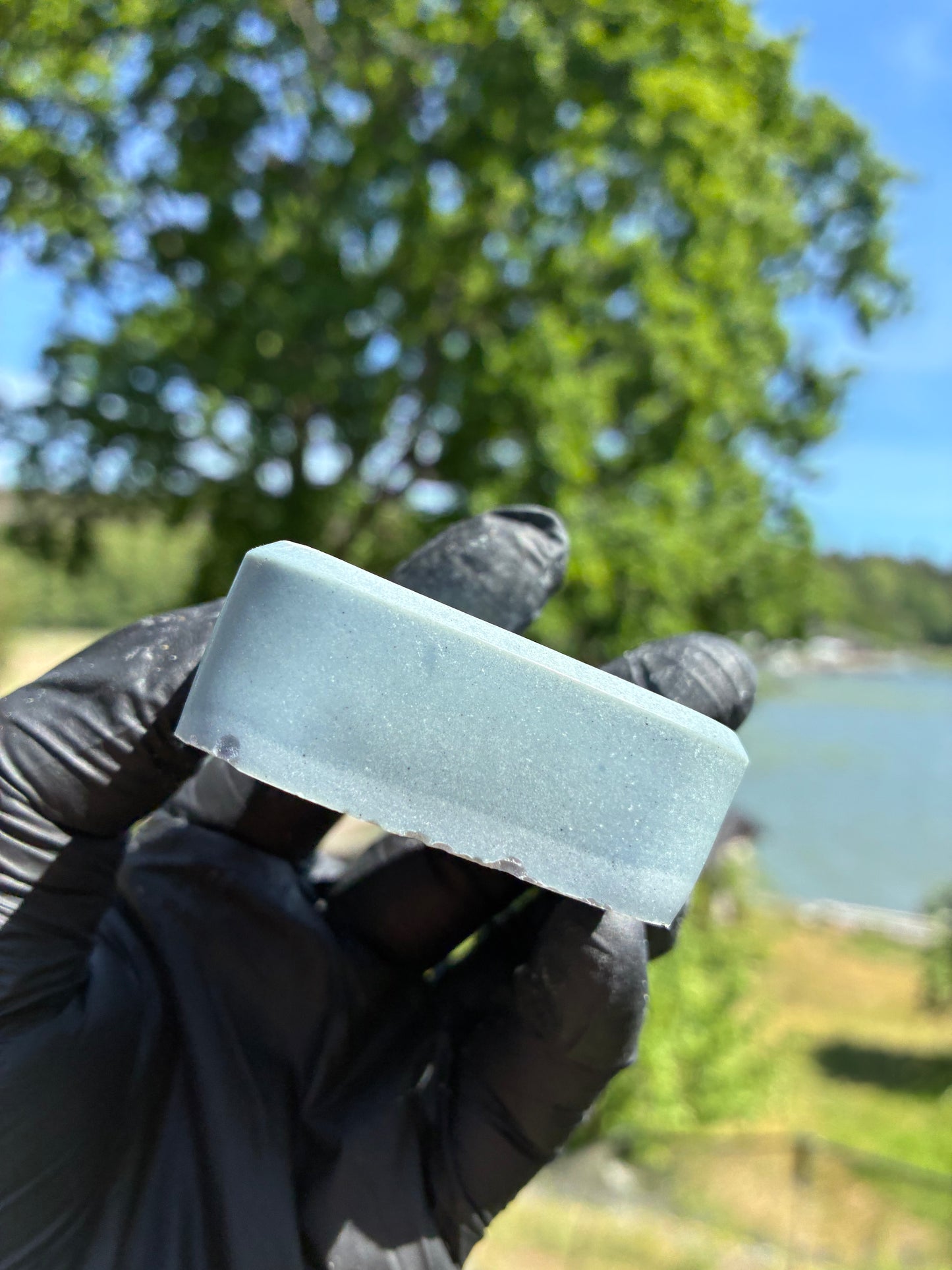 Andrasortering Blå lotus kvadrat