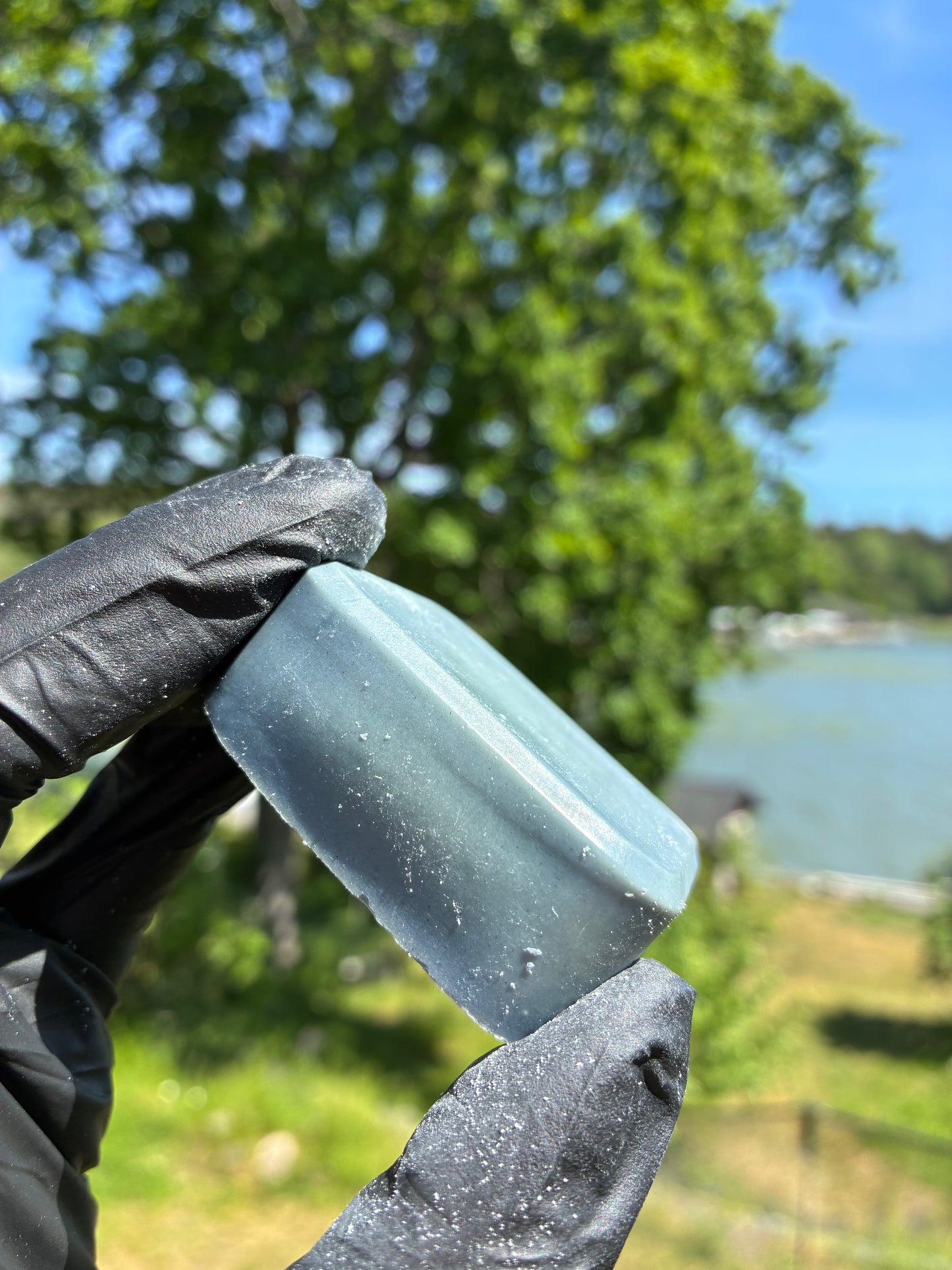 Andrasortering Blå lotus kvadrat