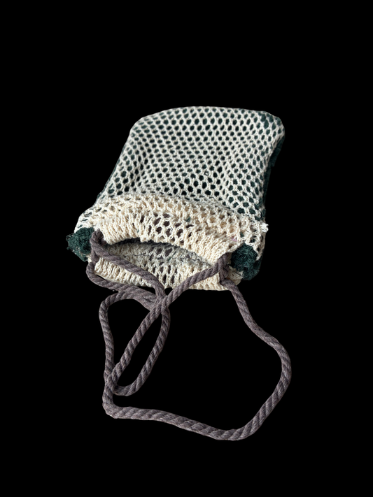 Exfoliating bag yellow