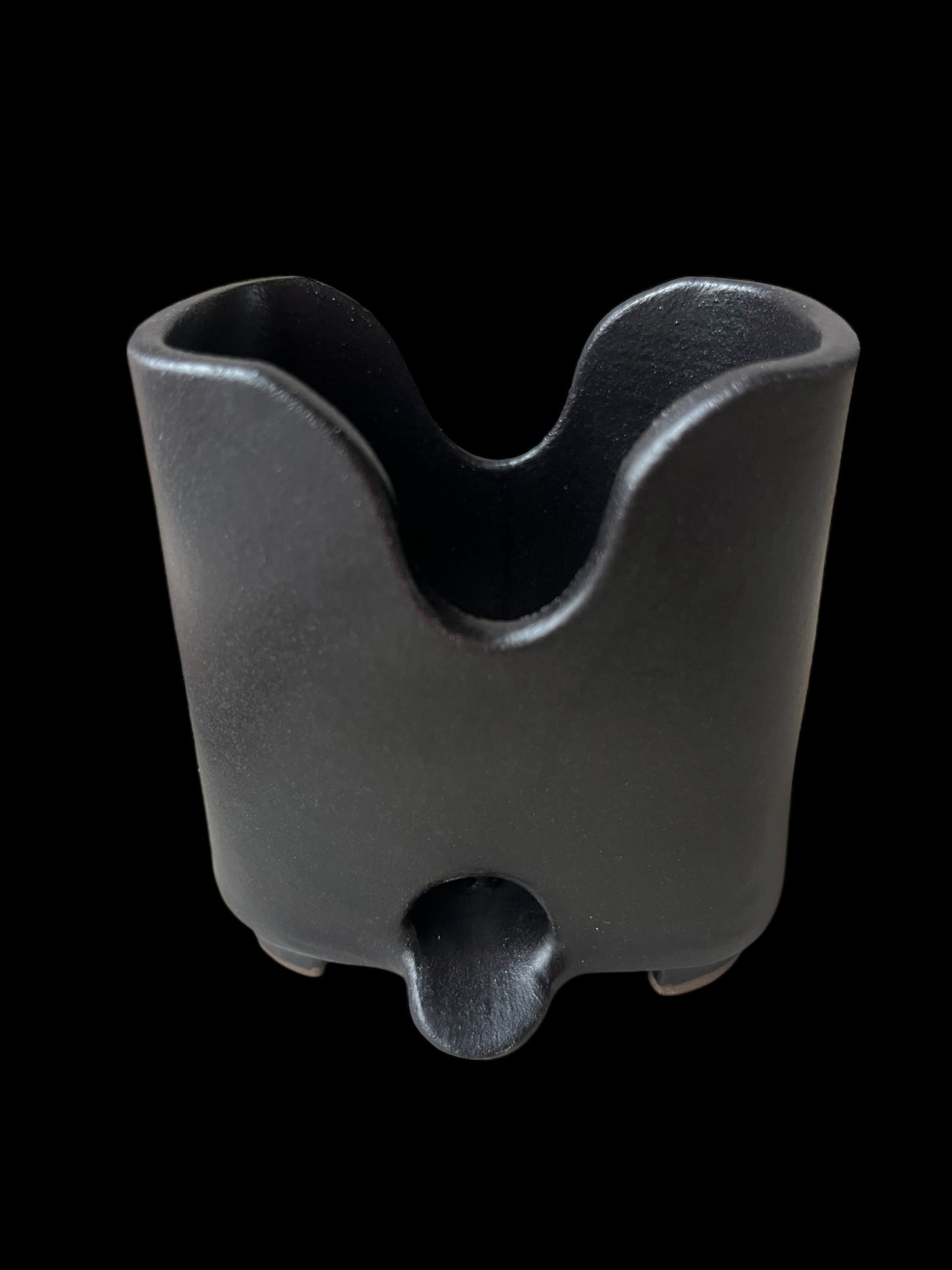 Tvålställ i keramik mattsvart