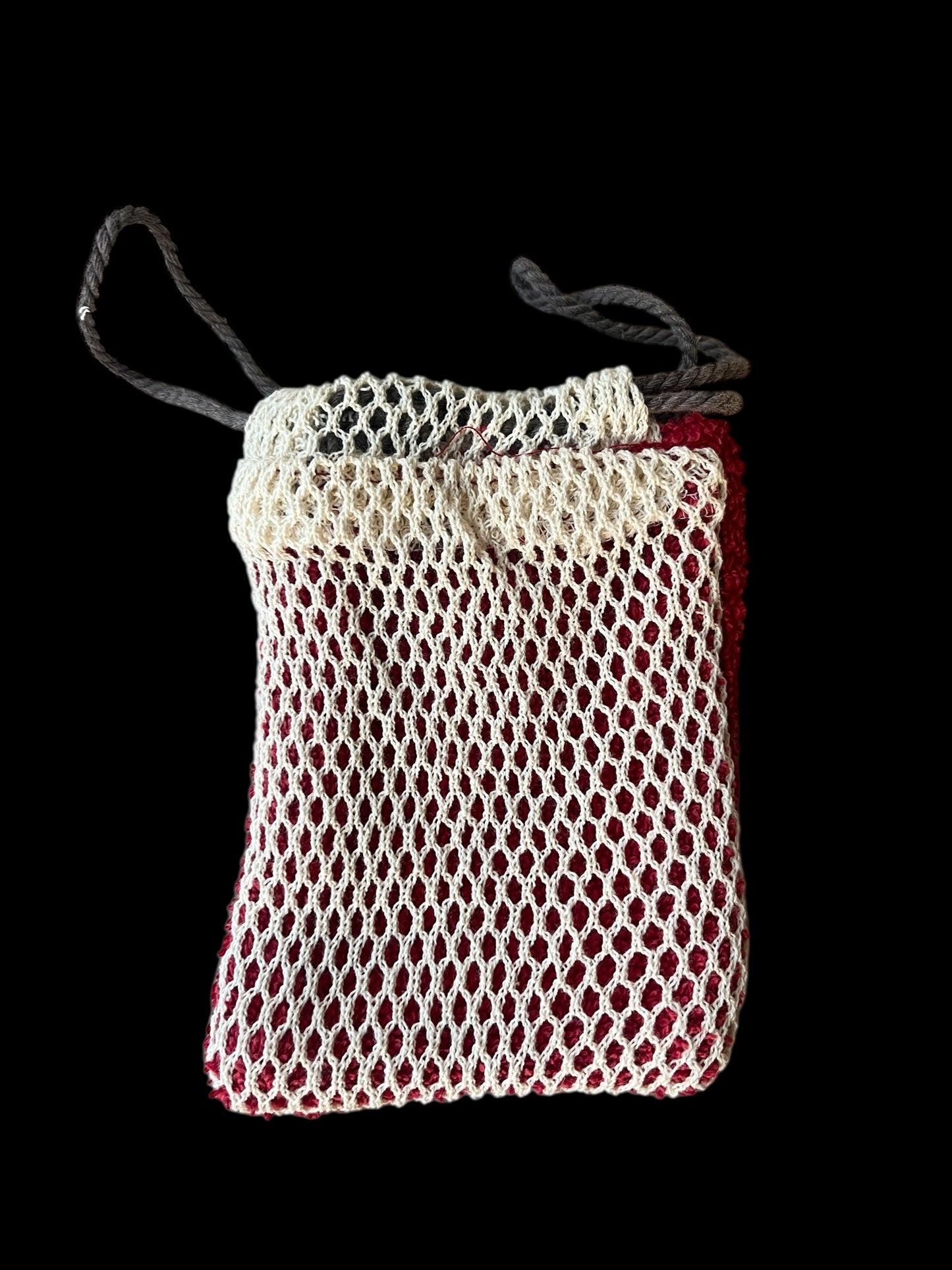 Exfolierande påse ljuslila