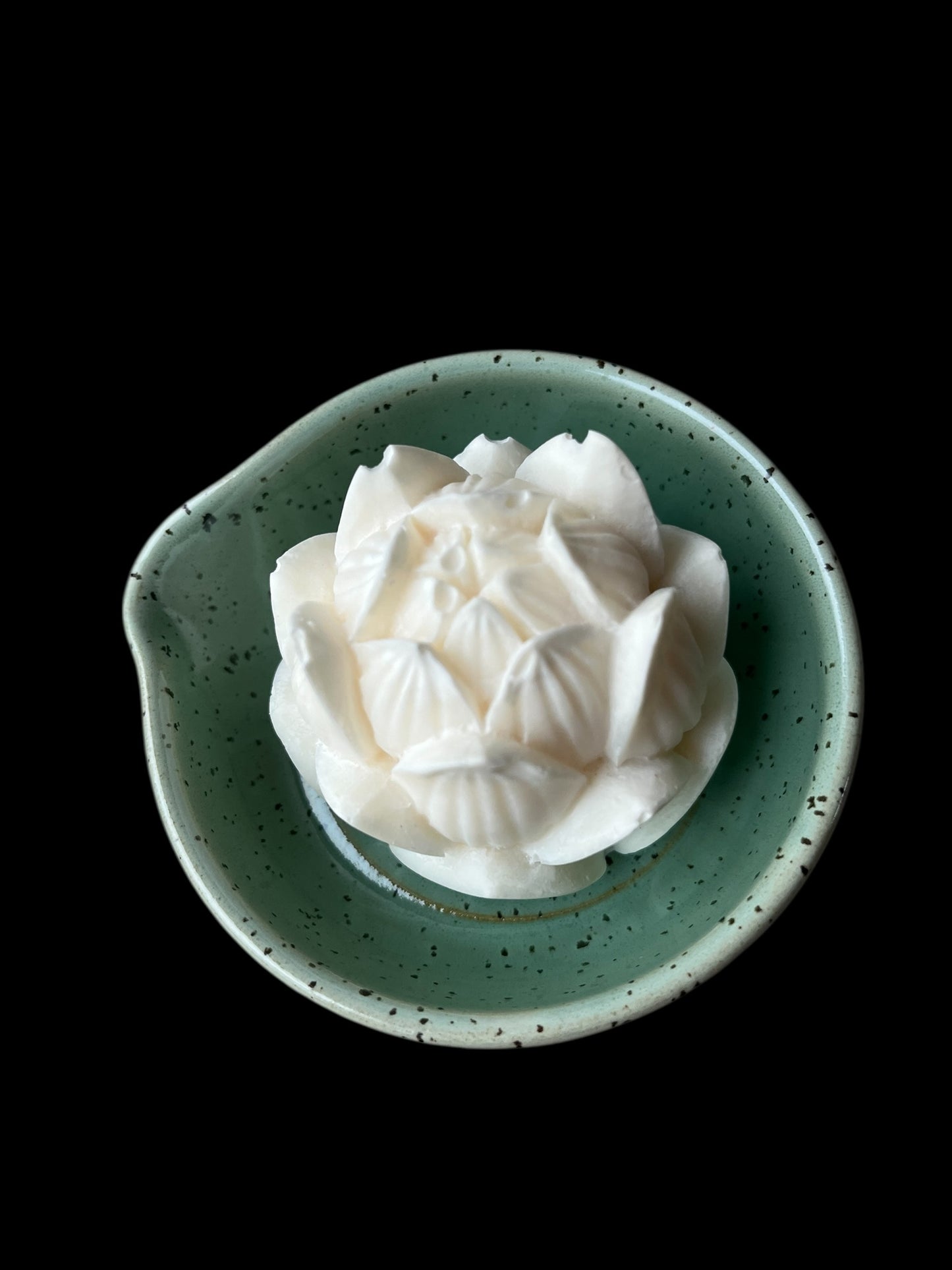 Disktvålsskål med pip ljusgrön på lavalera