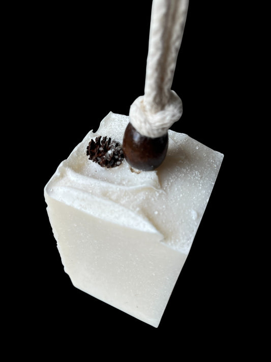 Salt snö på snöre