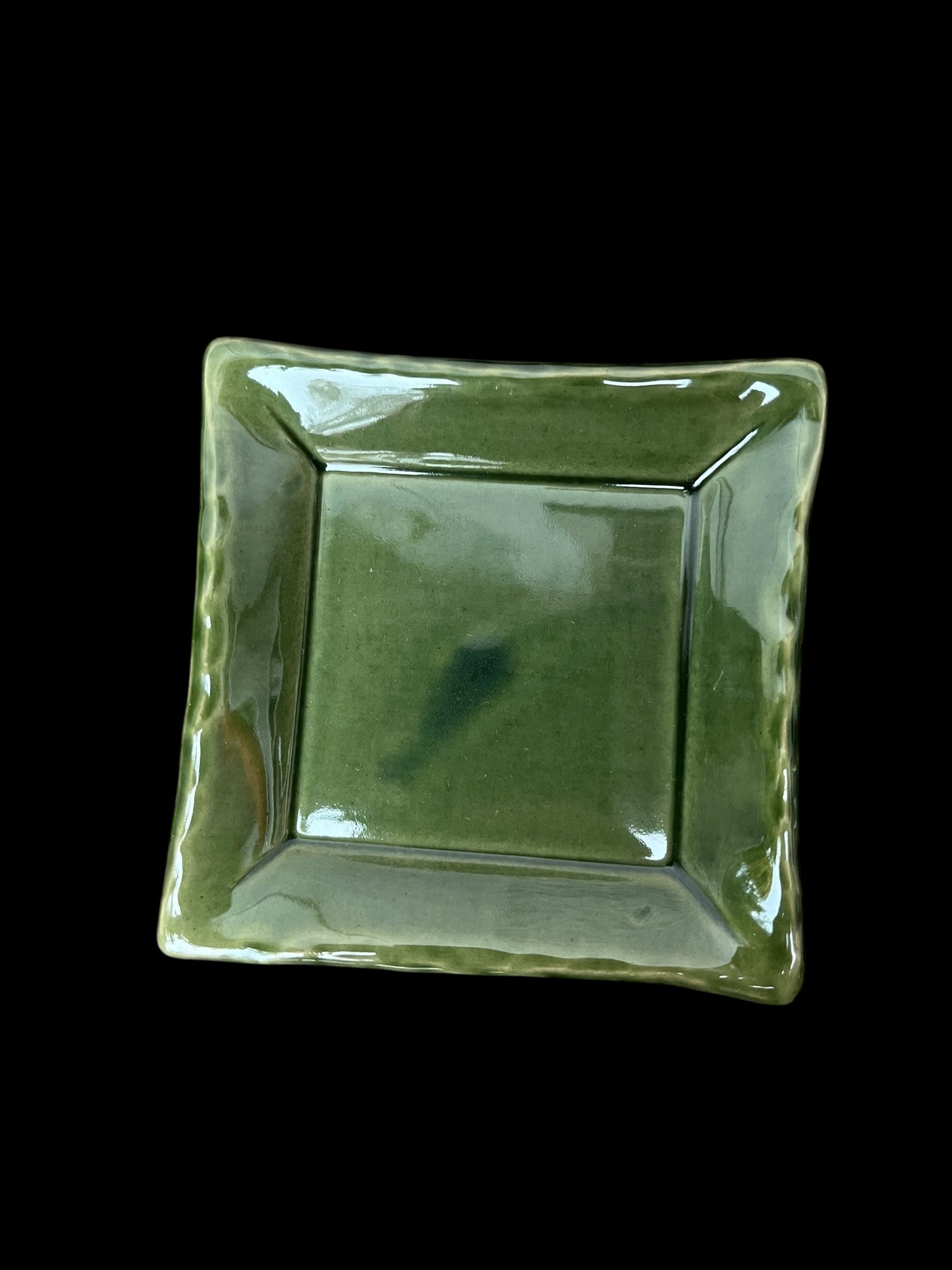 Kvadratisk disktvålsskål grön