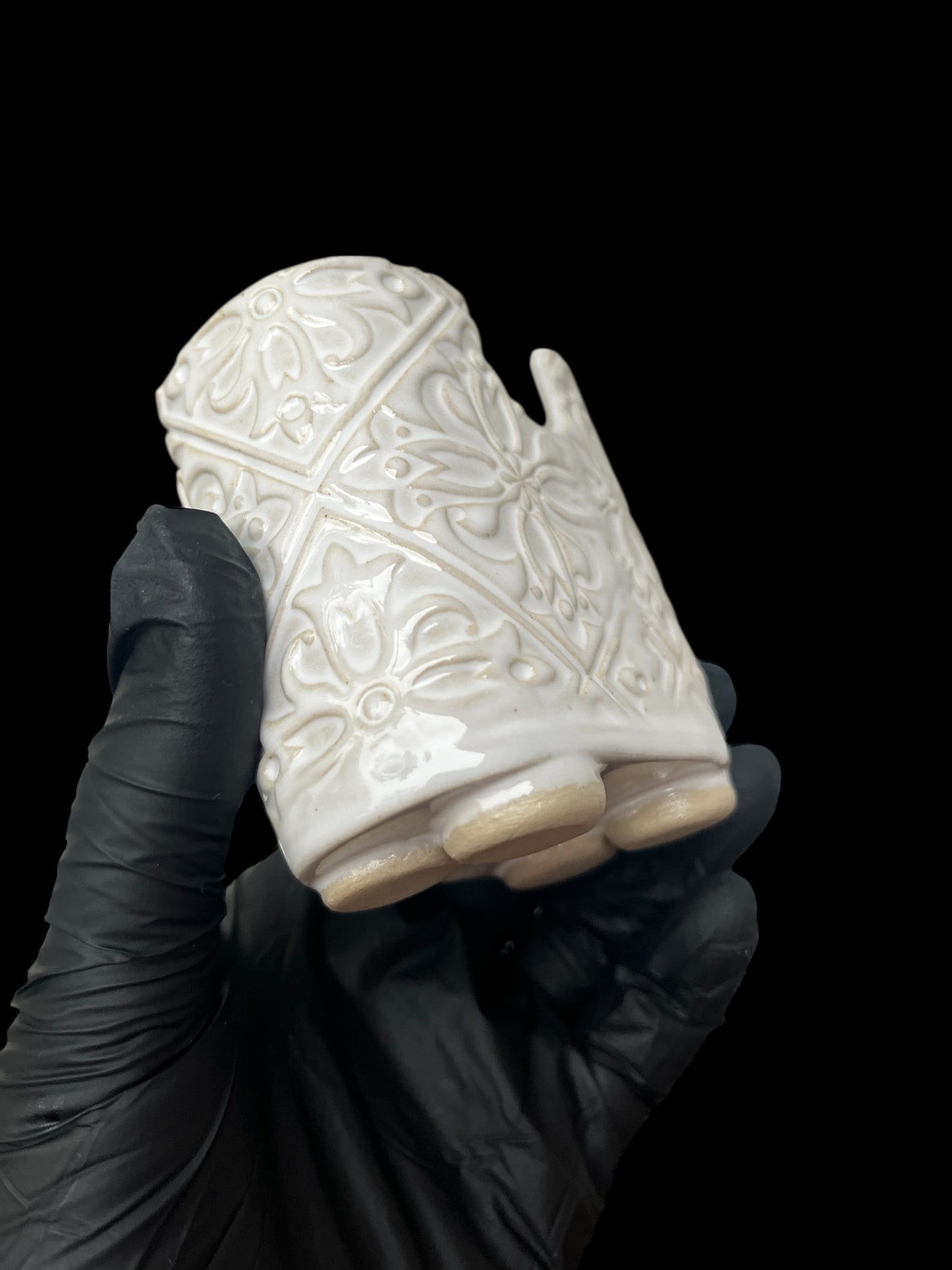 Tvålställ i keramik vit