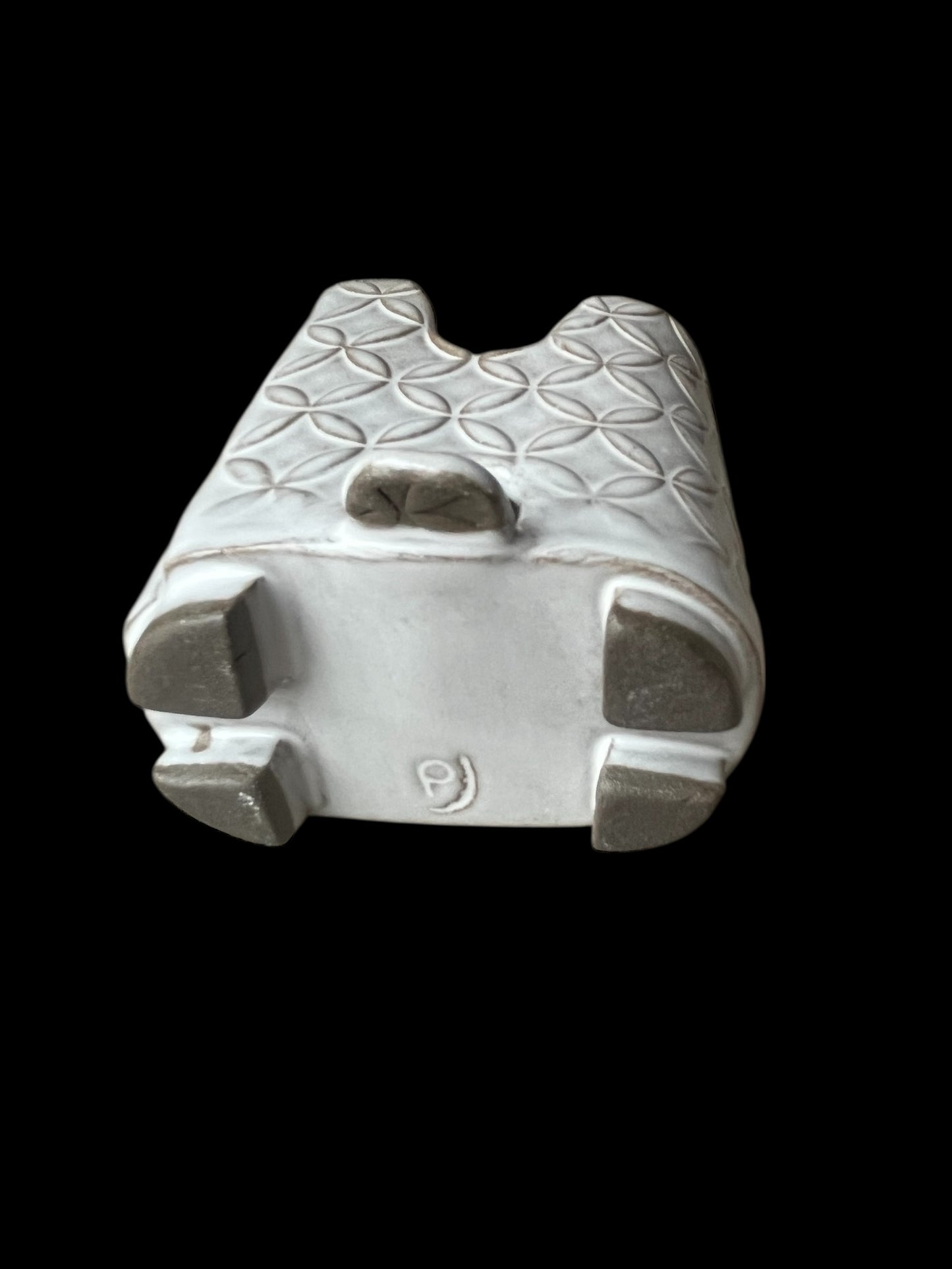 Tvålställ i keramik vit