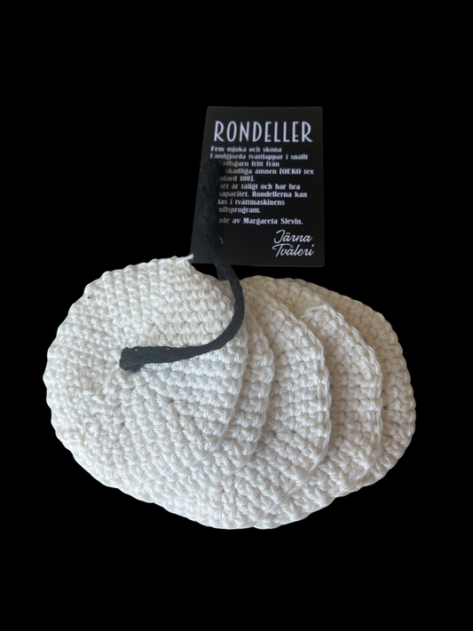 Bomullsrondeller virkade