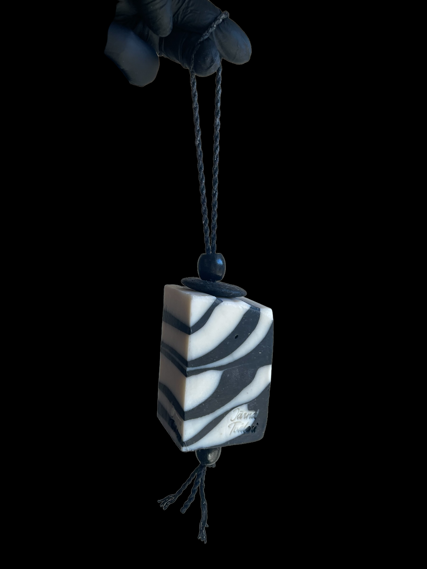 Zebra licorice on string